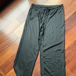 Women's Satin Pajama Bottoms Medium Black BRAND NEW!